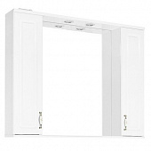 Купить Зеркало-шкаф Style Line Олеандр-2 1000/С белый по низкой цене