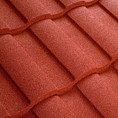 Купить Черепица Metrotile Metroroman композитная красная по низкой цене