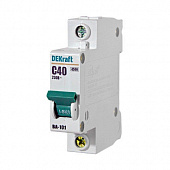 Купить Автоматический выключатель DEKraft ВА-101 1п C 40А 4.5кА по низкой цене