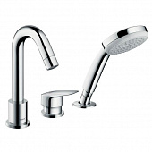 Купить Смеситель Hansgrohe Logis 71313000 на борт ванны по низкой цене