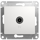 Купить Розетка Schneider Electric Glossa GSL000191 TV оконечный одноместный белый по низкой цене