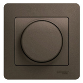 Купить Диммер Schneider Electric Glossa GSL000834 300 Вт поворотный шоколад по низкой цене