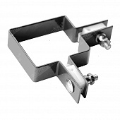 Купить Крепление для столба 60х60 мм угловое оцинкованное по низкой цене