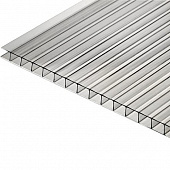 Купить Поликарбонат Юг-Ойл-Пласт Ug Standart сотовый прозрачный 6 мм 2,1х12 м по низкой цене