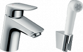 Купить Смеситель Hansgrohe Logis для раковины c гигиеническим душем 71290000 по низкой цене