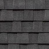 Купить Черепица гибкая CertainTeed Landmark Charcoal Black по низкой цене