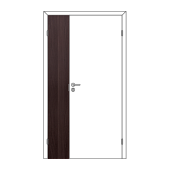 Купить Дверное полотно Olovi, глухое, ответная часть, венге, 300x2000 мм, с/ф по низкой цене