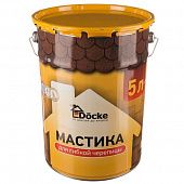 Купить Мастика Docke битумная для гибкой черепицы 5 л по низкой цене