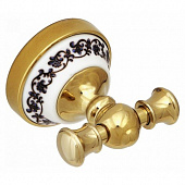 Купить Крючок Fixsen Bogema Gold FX-78505AG для ванной двойной по низкой цене