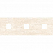 Купить Плитка Ceramica Classic Петра бежевая с тремя вырезами 600х200 мм по низкой цене