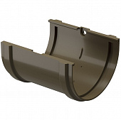 Купить Соединитель желоба Docke ПВХ Premium D120/85 мм каштан по низкой цене