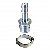 Купить Переходник 1/4 М на шланг 10 мм с обжимным кольцом Fubag по низкой цене