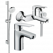 Купить Набор смесителей для ванной HansGrohe Logis 3в1 по низкой цене