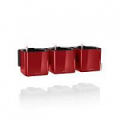Купить Кашпо Green Wall Home Kit Glossy scarlet red high gloss настенный 48x14x14 см по низкой цене