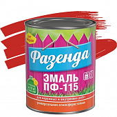 Купить Эмаль Ленинградские краски ПФ-115 Фазенда красная 0,9 кг по низкой цене