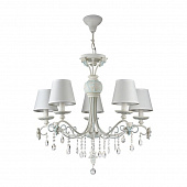Купить Люстра Maytoni Laurie ARM033-05-BL белая E14 5х40W 220V подвесная по низкой цене