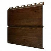 Купить Сайдинг Grand Line Экобрус Colority Print Antique Dub, металлический, 0,5 мм по низкой цене