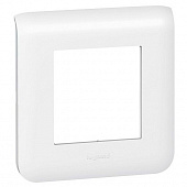 Купить Рамка Legrand Mosaic 078802 белая одноместная по низкой цене