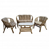 Купить Садовая мебель BAHAMA из натурального ротанга с подушками по низкой цене