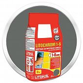 Купить Затирка Litokol Litochrom 1-6 C.10 серая цементная для швов 2 кг по низкой цене