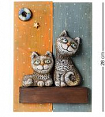 Купить KK-518 Панно КоКо Шамель "Коты ужные" шамот по низкой цене
