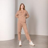 Купить Костюм Lara JS-2001 коричневый по низкой цене