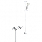 Купить Комплект Grohe Grohtherm 800 34566001 душевой со штангой 900 мм по низкой цене