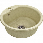 Купить Мойка GranFest Smart GF-SM 435 кухонная композитная песочная D432 мм по низкой цене