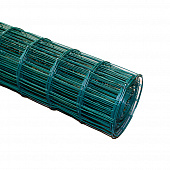Купить Сетка для ограждения сварная в ПВХ 1,5х10 м ячейка 75х100 мм d2,2 мм по низкой цене