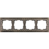 Купить Рамка Werkel Antik WL07-Frame-04 бронза четырехместная по низкой цене