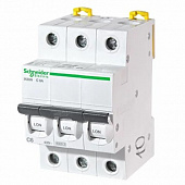 Купить Автоматический выключатель Schneider Electric Acti9 iK60 3п C 6А 6кА по низкой цене