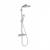 Купить Стойка Hansgrohe Crometta S 1 jet Showerpipe 27267000 душевая с термостатом по низкой цене