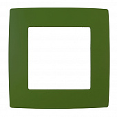 Купить Рамка ЭРА 1 пост зеленая по низкой цене