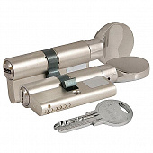 Купить Цилиндр Kale kilit с вертушкой 164 SM/90 90 мм 40+10+40 никель по низкой цене