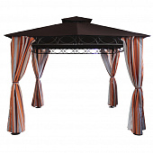 Купить Шатер садовый со стенками 3х3х2,5 м прочный каркас по низкой цене