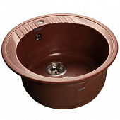 Купить Мойка GranFest Rondo GF-R520 кухонная композитная Красный Марс D518 мм по низкой цене