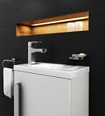 Купить Смеситель Ravak Chrome CR 012.00 для раковины, рычажный, латунный, хром по низкой цене