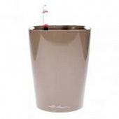 Купить Кашпо Lechuza Deltini Complete taupe high gloss 15x19 см по низкой цене