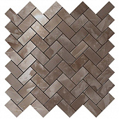 Купить Мозаика Atlas Concorde Supernova Onyx Black Agate Herringbone керамическая по низкой цене