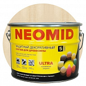 Купить Пропитка Neomid Bio Color Ultra для древесины бесцветная 9 л по низкой цене