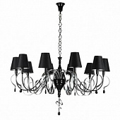 Купить Люстра Maytoni Intreccio ARM010-10-R черная E14 10х40W 220V подвесная по низкой цене
