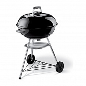 Купить Гриль Weber Compact Kettle 1321004 угольный черный 57 см по низкой цене