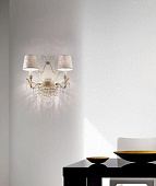 Купить Бра MasieroGlasse A2+1 P01 / DAM/14/IV Cut crystal по низкой цене