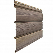 Купить Софит Docke Lux Т4 Кедр 3050х305 мм с центральной перфорацией по низкой цене