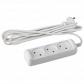 Купить Удлинитель ЭРА 3 гнезда без заземления 1300 Вт 3 м по низкой цене