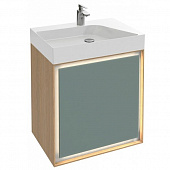 Купить Тумба Jacob Delafon Rythmik Pure EB1770-M53 под раковину матовый серый антрацит 640х452х650 мм по низкой цене