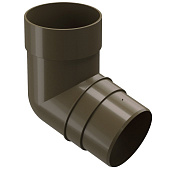 Купить Колено трубы Docke ПВХ Premium D120/85 мм угол 72 градуса каштан по низкой цене