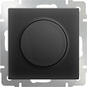 Купить Диммер Werkel WL08-DM600 поворотный черный матовый по низкой цене