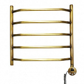 Купить Полотенцесушитель Domoterm Лаура бронза П5 электрический, правое подключение 500х500 мм по низкой цене