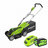 Купить Газонокосилка Greenworks G-MAX 40V G40LM35K3 аккумуляторная по низкой цене